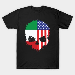 Italian American Pride Skull T-Shirt